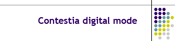 Contestia digital mode